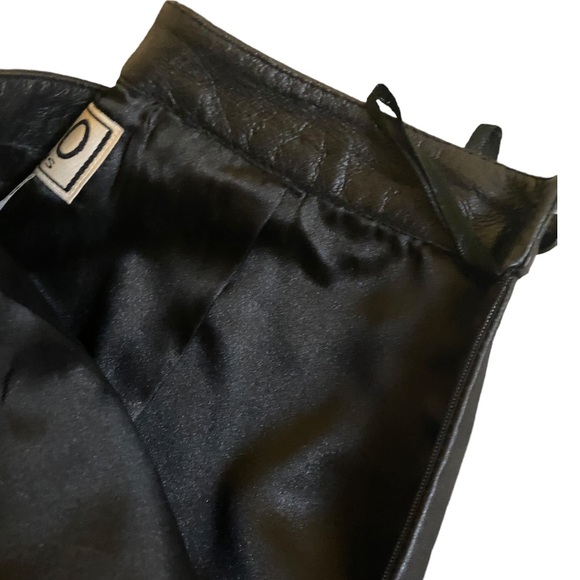 Vintage Leather 100% Authentic CLIO Petites Size 6 Pants - Picture 3 of 6